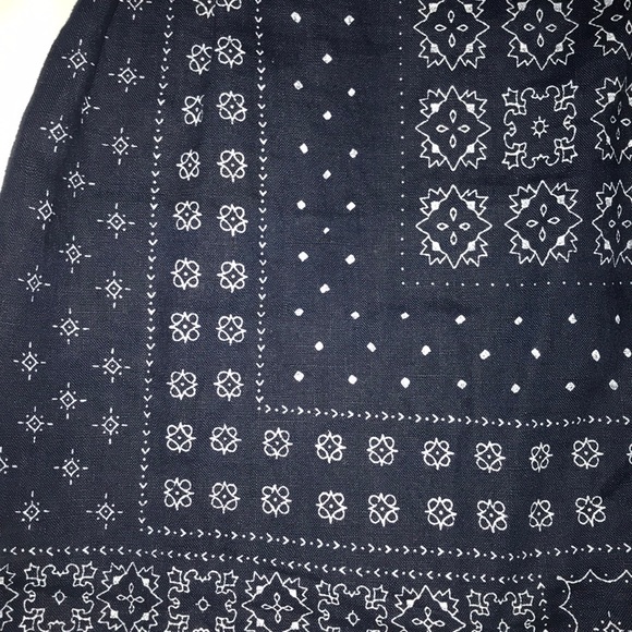 J. Crew navy blue linen tank top - Picture 2 of 2